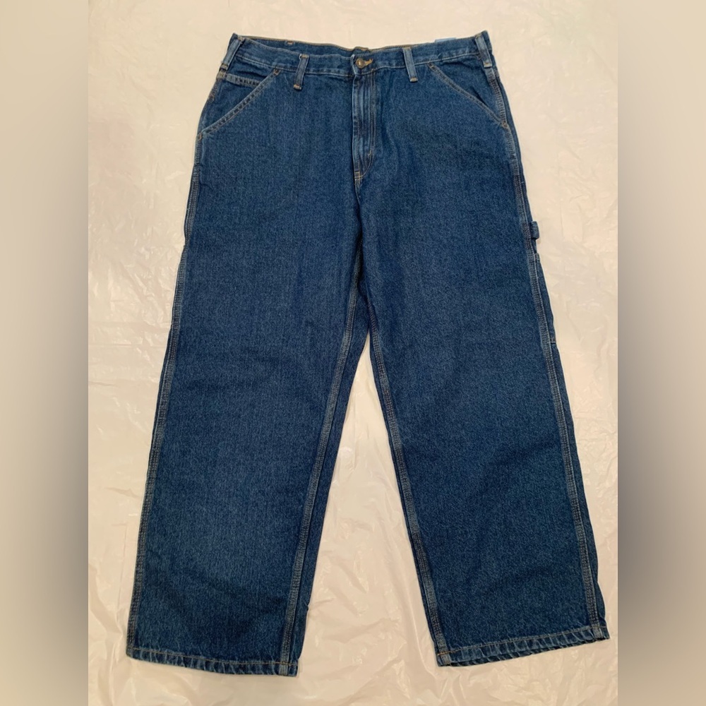 RK Brand Relaxed Fit Carpenter Dark Wash Men's Jeans Size 38x29 , RKCARP